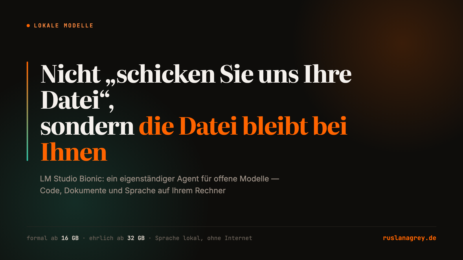 LM Studio Bionic: ein eigenständiger Agent für offene Modelle auf Ihrem Rechner