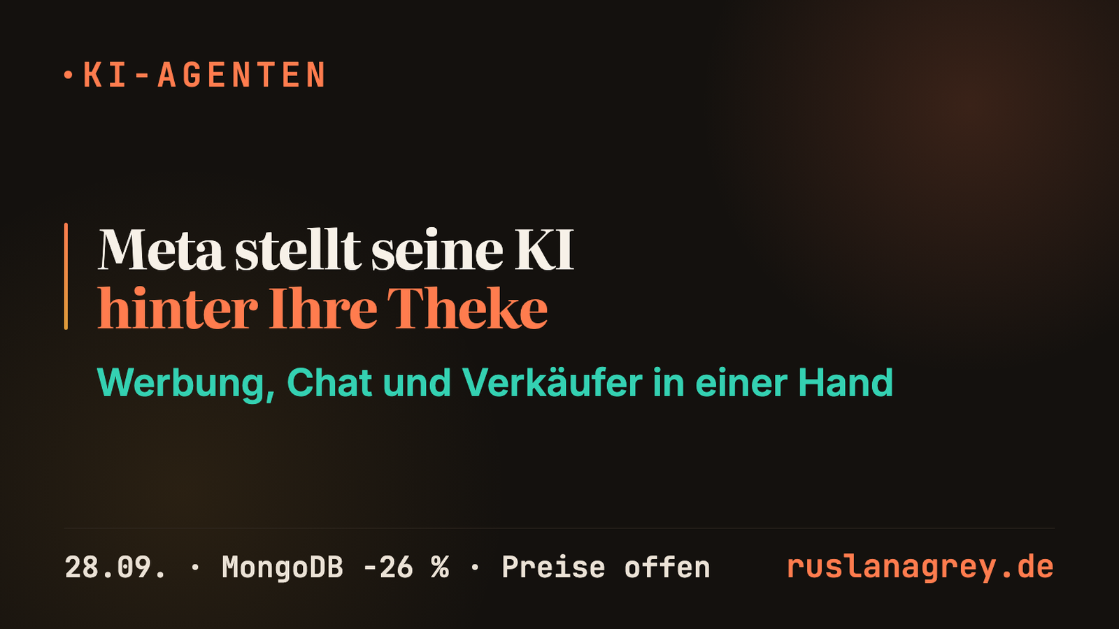 Zuckerberg will, dass seine KI Ihren Kunden antwortet
