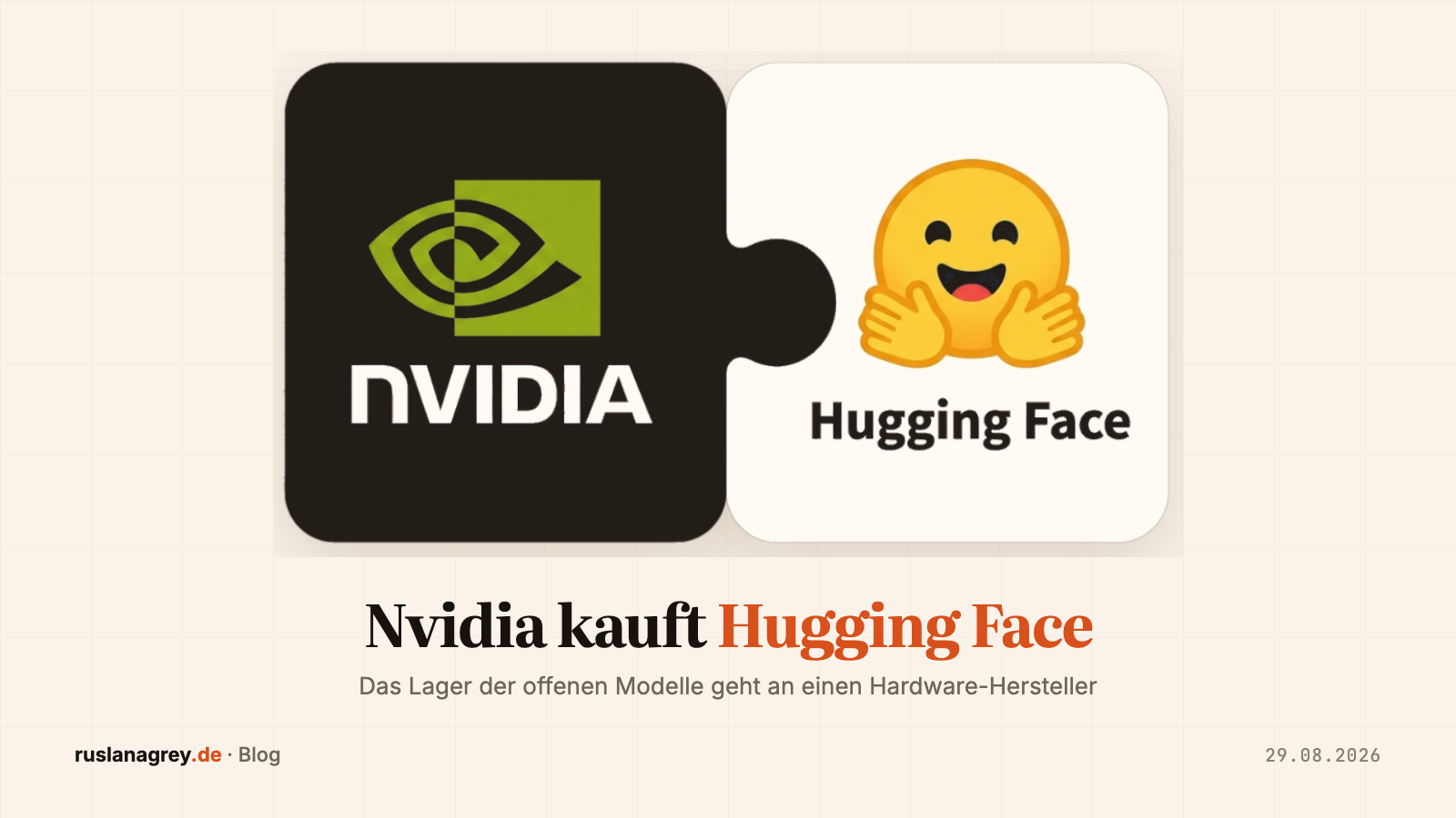 Nvidia kauft Hugging Face: das Lager der offenen Modelle geht an einen Hardware-Hersteller